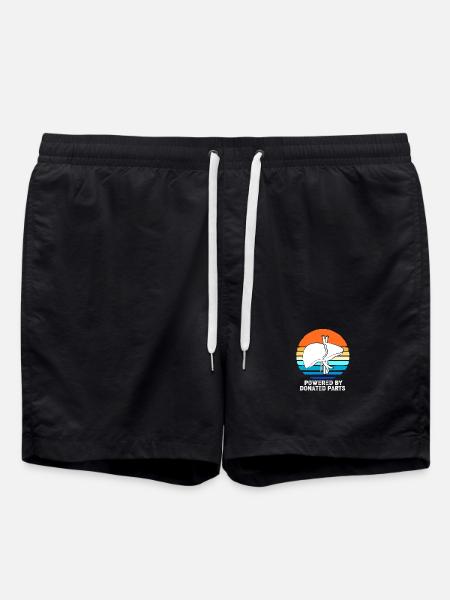 Organ Spender Leber Organspender Leberspende - Badeshorts - Schwarz