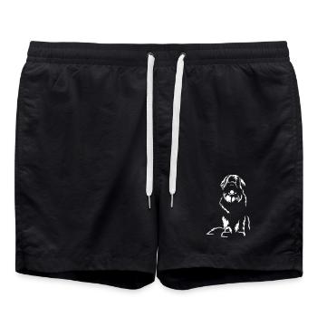Édition « Black » de Terre-Neuve - Short de bain - noir - Devant - AI Model Male 185 light (185cm)