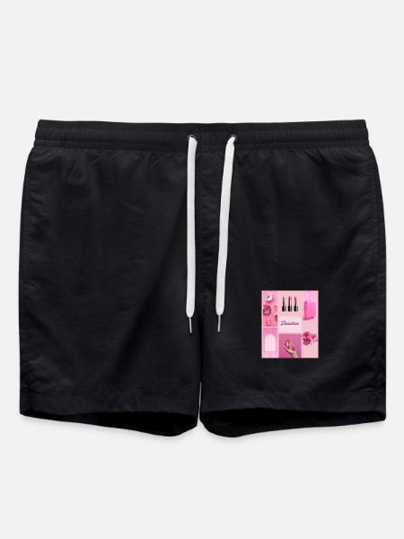 Toothie Pink Glam - Swim Trunks - black