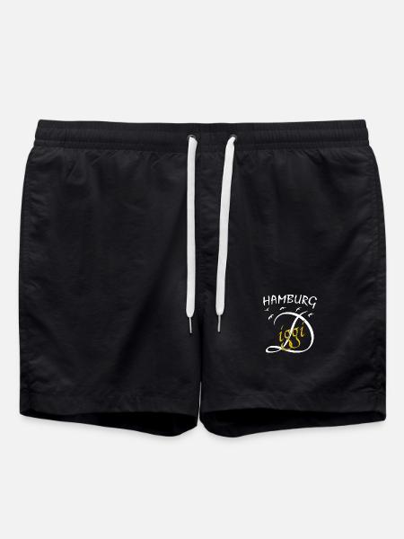 Hamburg Hafenkunst Anker Hamburg Diggi - Swim Trunks - black