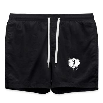 Sketch d’Archer - Short de bain - noir - Devant - AI Model Male 185 light (185cm)