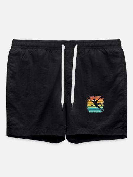 Boulderer Boulder Bouldern - Badeshorts - Schwarz