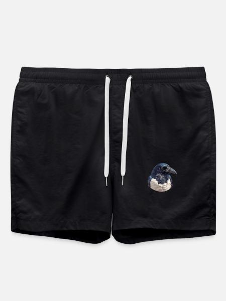 Elstern Elster - Badeshorts - Schwarz
