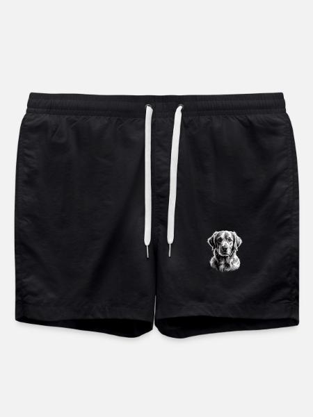 Golden retriever - Short de bain - noir