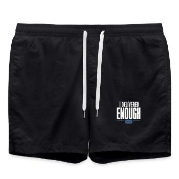 Facteur à la retraite Facteur à la retraite - Short de bain - noir - Devant - AI Model Male 185 light (185cm)