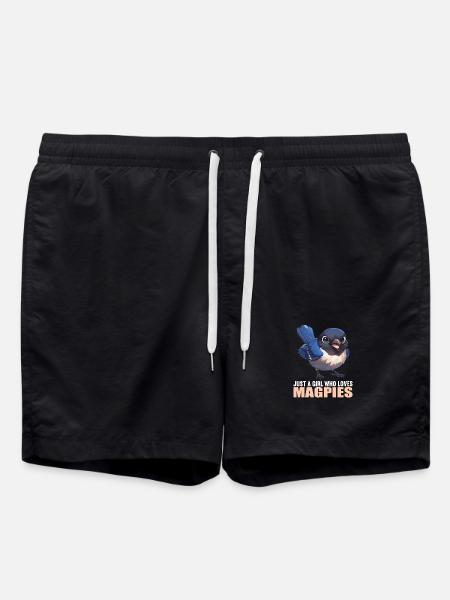 Magpies Magpie - Swim Trunks - black