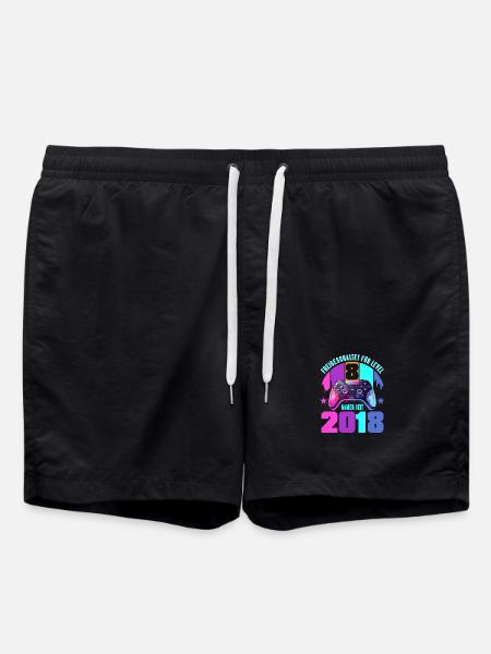 8e anniversaire, jeunes filles - Short de bain - noir