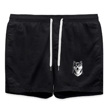 Husky - Badeshorts - Schwarz - Vorne - AI Model Male 185 light (185cm)