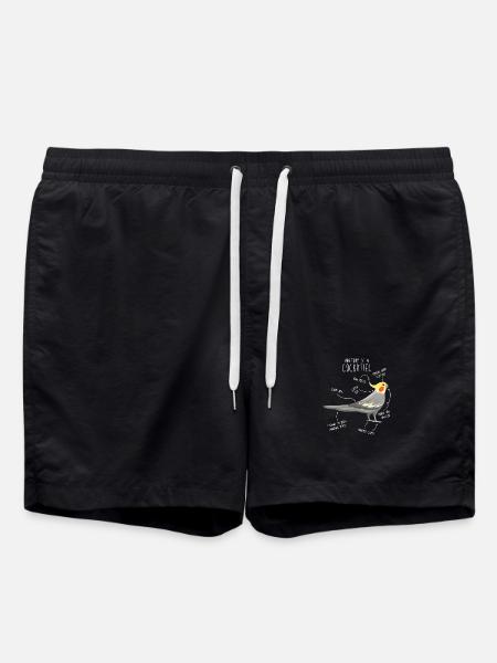 Anatomie de la calopsitte - Short de bain - noir