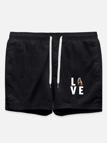 Marmots Groundhog - Swim Trunks - black