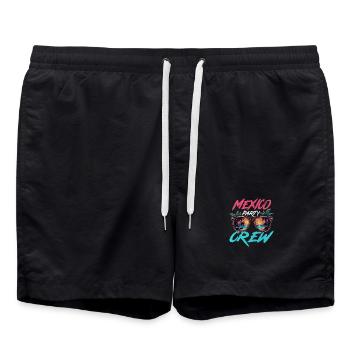 Mexico Party Crew - Swim Trunks - black - Front - AI Model Male 185 light (185cm)