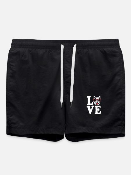 Australian Cattle Dog - Swim Trunks - black
