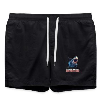 Grand requin blanc Grand requin blanc - Short de bain - noir - Devant - AI Model Male 185 light (185cm)