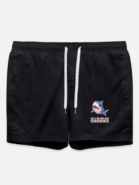 Sharks Shark - Swim Trunks - black