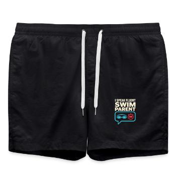 Compétition de natation Cadeau de l’équipe de natation des mères natation - Short de bain - noir - Devant - AI Model Male 185 light (185cm)