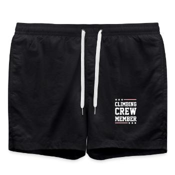 Climbing Crew - Badeshorts - Schwarz - Vorne - AI Model Male 185 light (185cm)