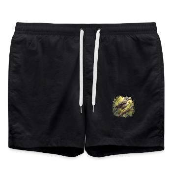 Oiseaux moqueurs Oiseaux moqueurs - Short de bain - noir - Devant - AI Model Male 185 light (185cm)