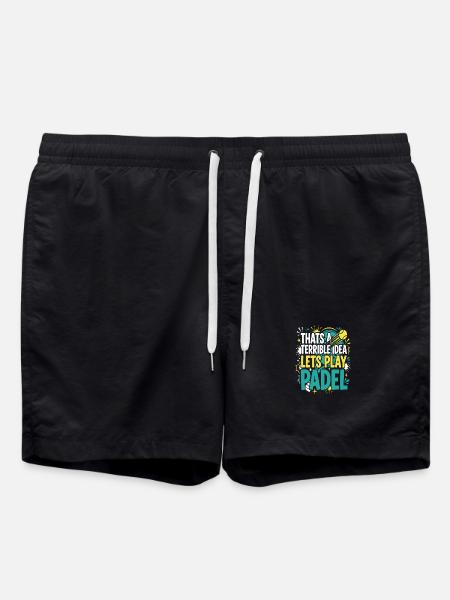 Joueuse de padel fille padel cadeau de padel tennis - Short de bain - noir