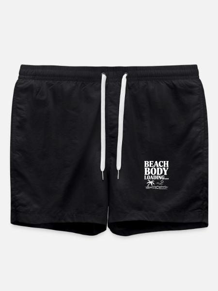 Beach Body Loading... - Swim Trunks - black
