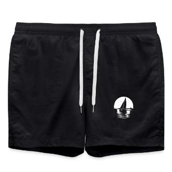 Voilier - Short de bain - noir - Devant - AI Model Male 185 light (185cm)