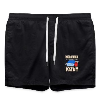 Detaileur de garage Detailing de voitures Detailer de voitures - Short de bain - noir - Devant - AI Model Male 185 light (185cm)