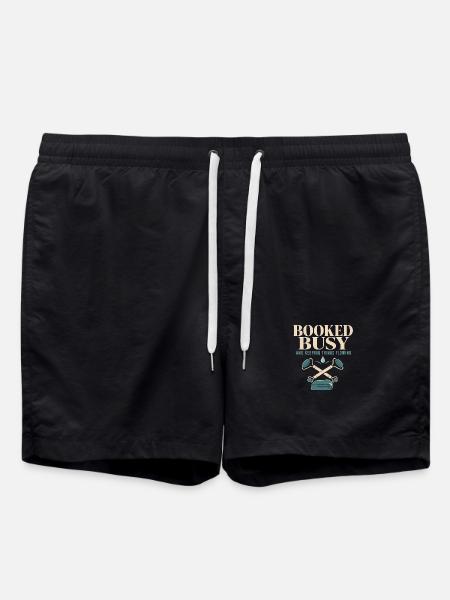 Lymphsystem Lymphdrainage Wellness Geschenk - Badeshorts - Schwarz