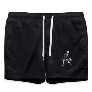 John Tyler Basket-ball - Short de bain - noir - Devant - AI Model Male 185 light (185cm)