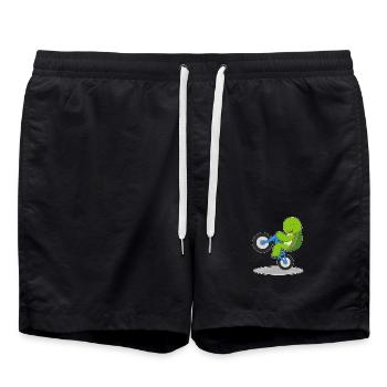 Turtle Bicycle - Swim Trunks - black - Front - AI Model Male 185 light (185cm)