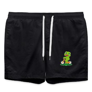 Vélo Grenouille - Short de bain - noir - Devant - AI Model Male 185 light (185cm)