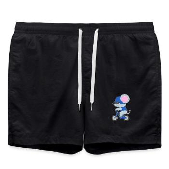 Mouse Bike - Swim Trunks - black - Front - AI Model Male 185 light (185cm)