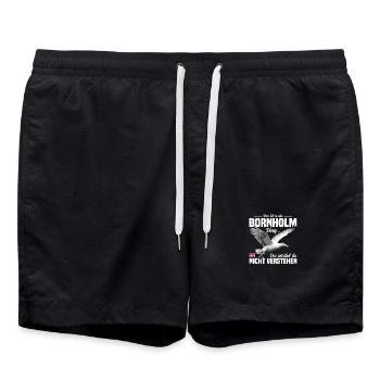 Das ist so ein Bornholm Ding - Badeshorts - Schwarz - Vorne - AI Model Male 185 light (185cm)