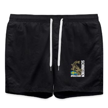 Sweden Fishing - Swim Trunks - black - Front - AI Model Male 185 light (185cm)