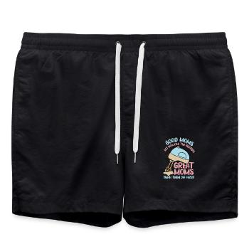 Cake Baking Pastry Chef Cake Baker - Swim Trunks - black - Front - AI Model Male 185 light (185cm)
