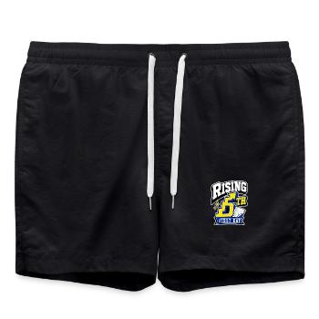 5th Grade First Day Rising 5th Fifth Grader Gift - Swim Trunks - black - Front - AI Model Male 185 light (185cm)