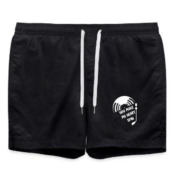 Vinyl - Swim Trunks - black - Front - AI Model Male 185 light (185cm)