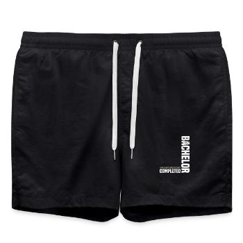 Bachelor Wirtschaftswissenschaft - Badeshorts - Schwarz - Vorne - AI Model Male 185 light (185cm)