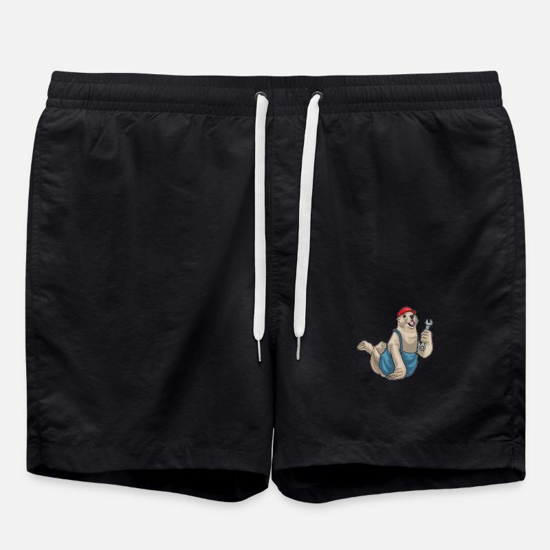 Seal Mechanic Wrench - Swim Trunks - black