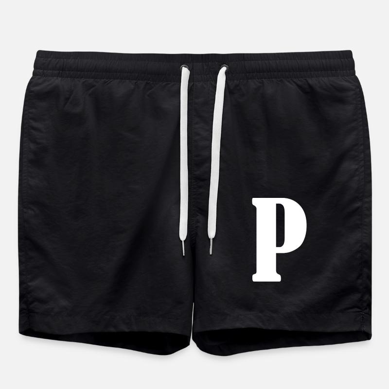 P - Short de bain - noir