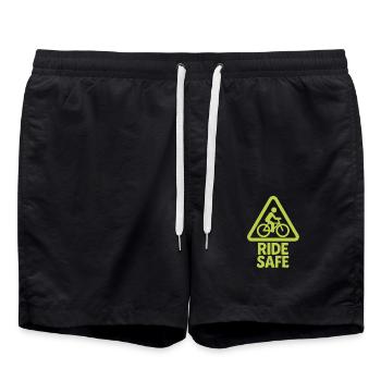 Ride Safe - Badeshorts - Schwarz - Vorne - AI Model Male 185 light (185cm)