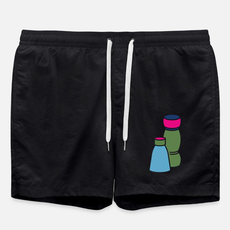 Sel et poivre - Short de bain - noir
