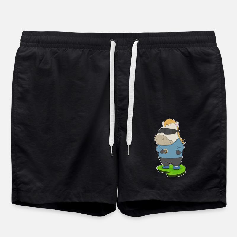 Beignet de cheval - Short de bain - noir