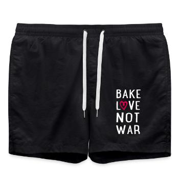 bake - Swim Trunks - black - Front - AI Model Male 185 light (185cm)