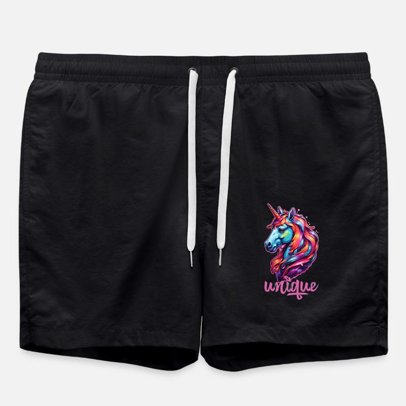 Unique - Badeshorts - Schwarz