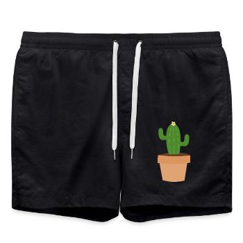 cactus - Short de bain - noir - Devant - AI Model Male 185 light (185cm)