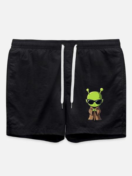 Alien Monk - Swim Trunks - black