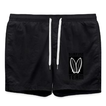 Surfing Team - Badeshorts - Schwarz - Vorne - AI Model Male 185 light (185cm)