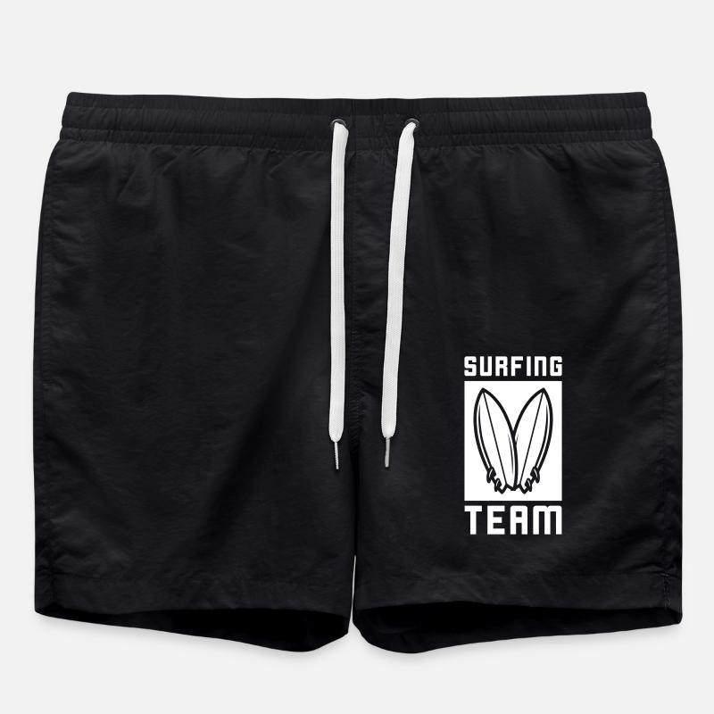 Surfing Team - Swim Trunks - black