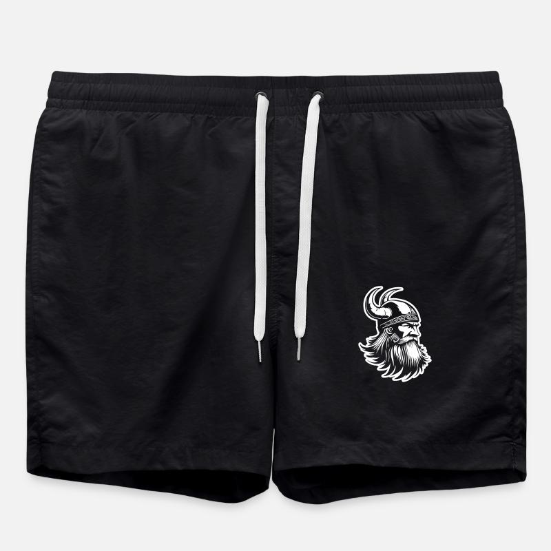 Viking Odin Warrior - Swim Trunks - black