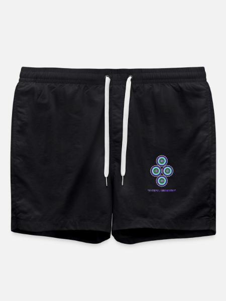 Fateful Geometry - Swim Trunks - black
