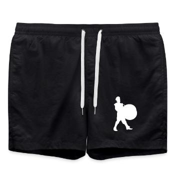 Screen Hero Silhouette - Badeshorts - Schwarz - Vorne - AI Model Male 185 light (185cm)